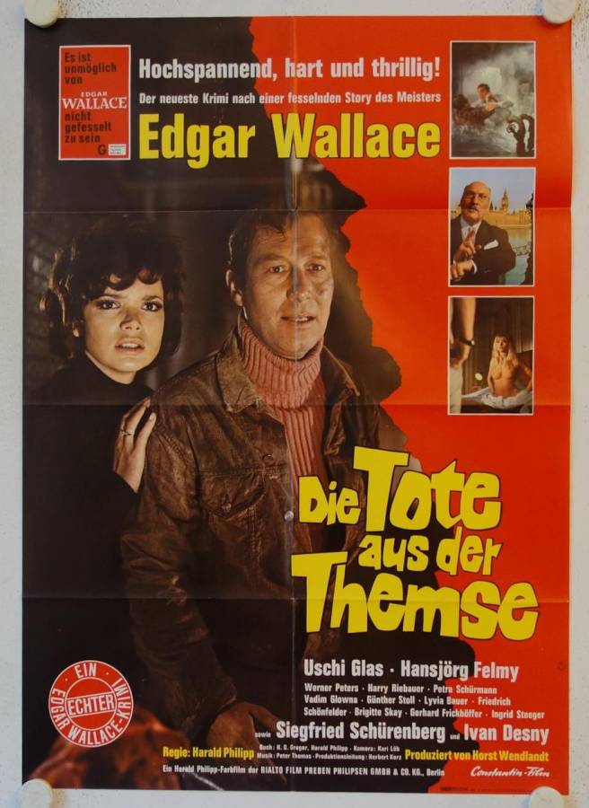 Die Tote aus der Themse originales deutsches Filmplakat